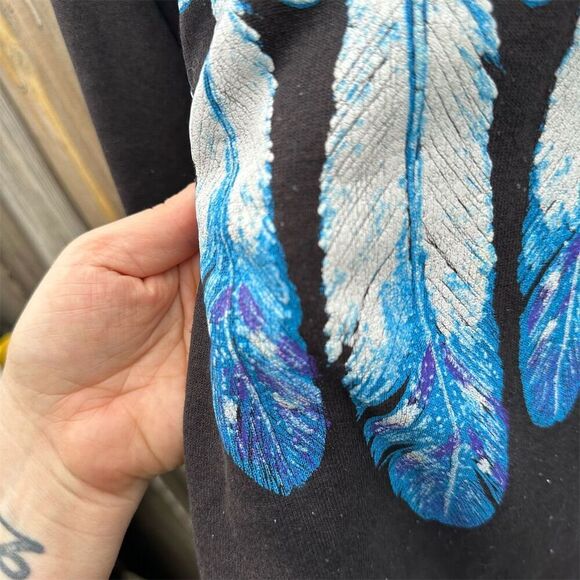 Vintage 1993 Sturgis Native American Graphic Sweatshirt Unisex M - Picture 3 of 7